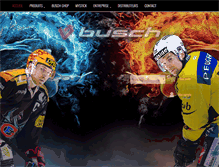 Tablet Screenshot of busch-hockey.com